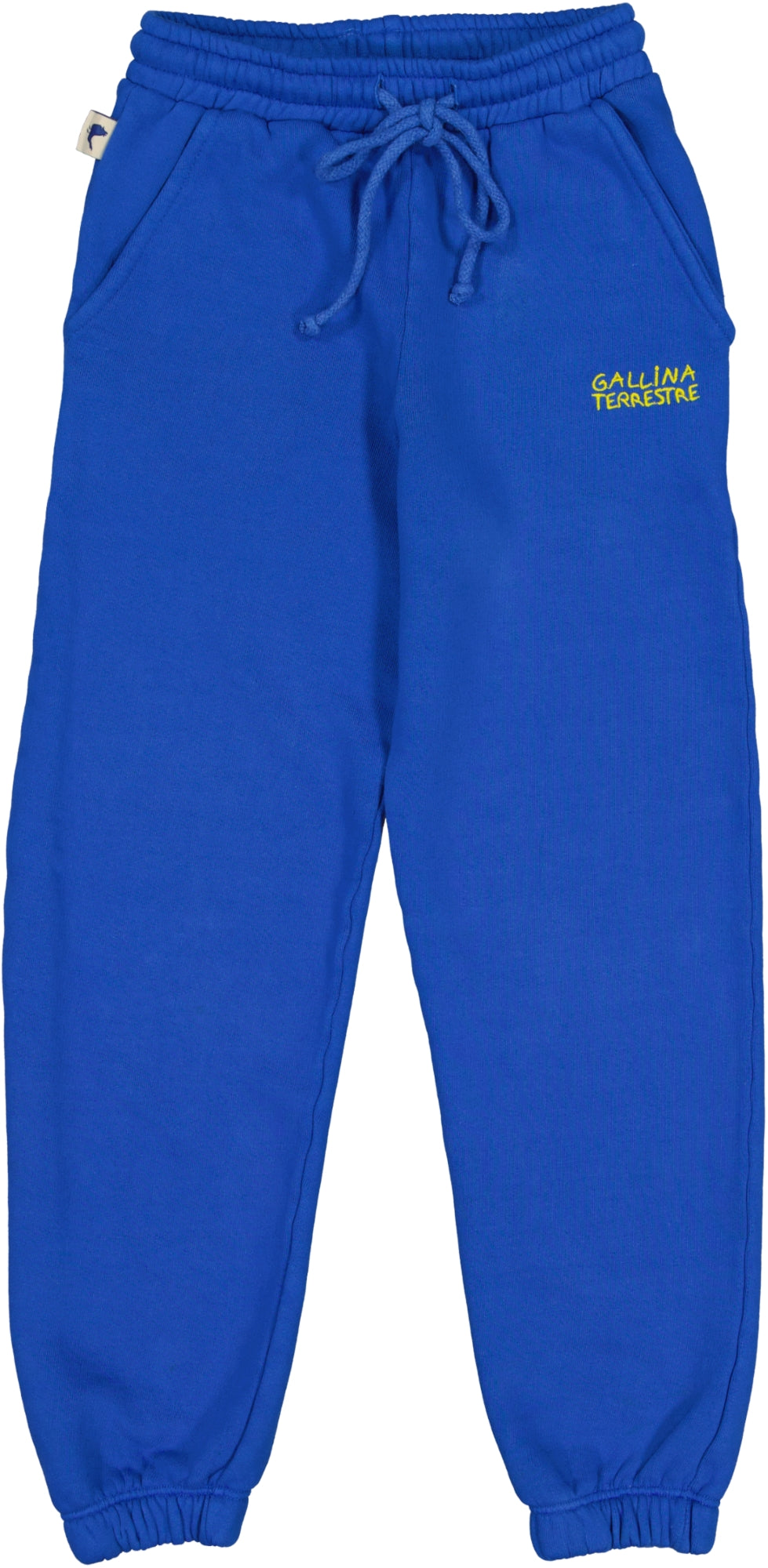 JOGGER CON LOGO BORDADO AMARILLO