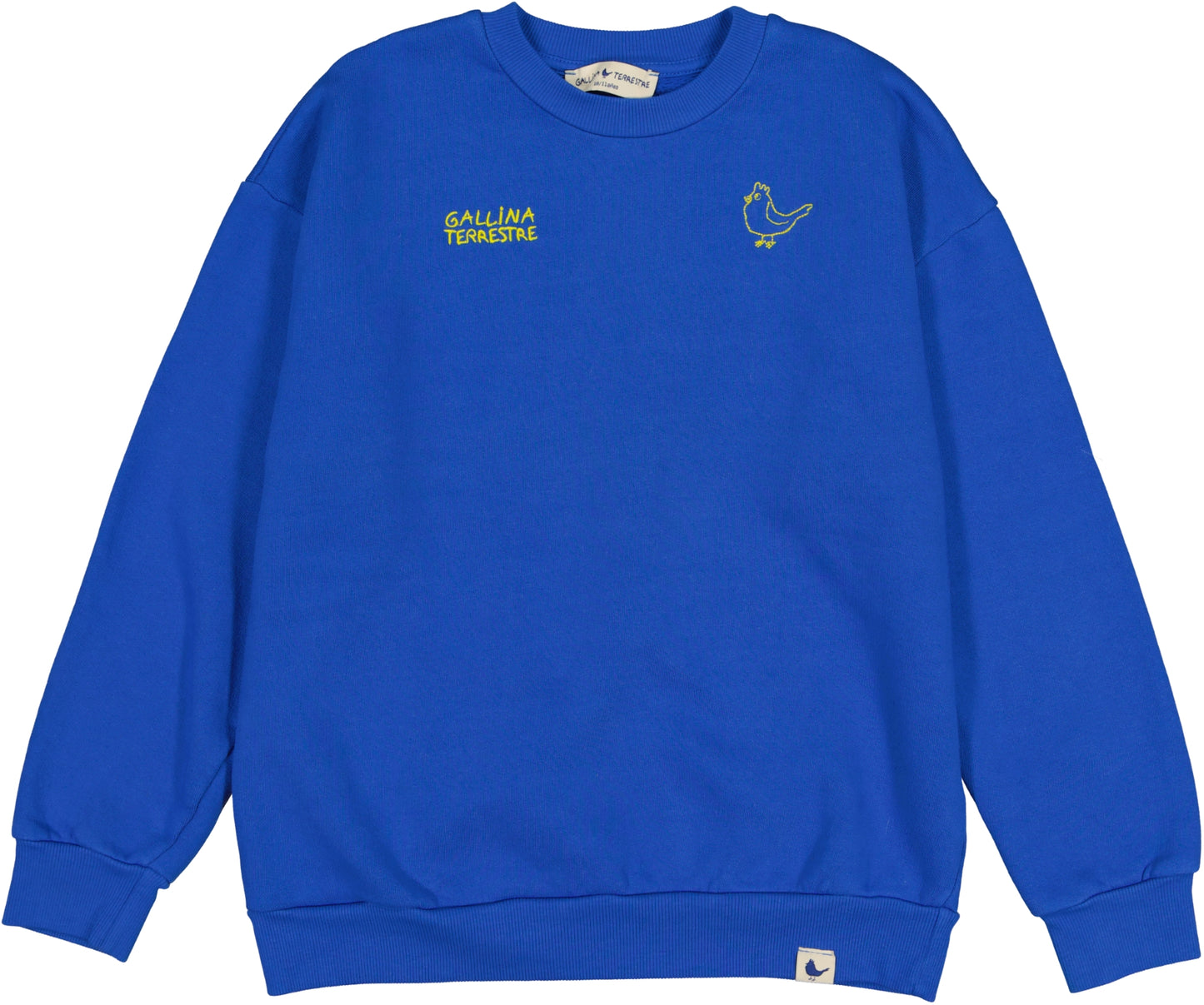 SUDADERA BORDADO LOGO AMARILLO