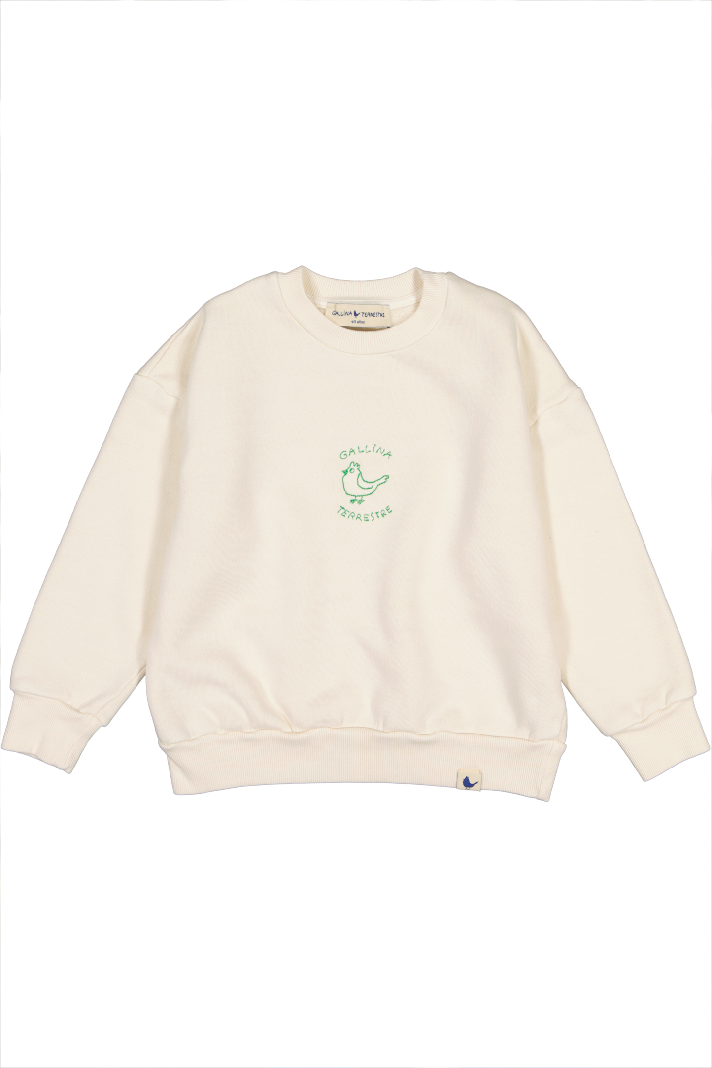 SUDADERA BORDADO LOGO VERDE